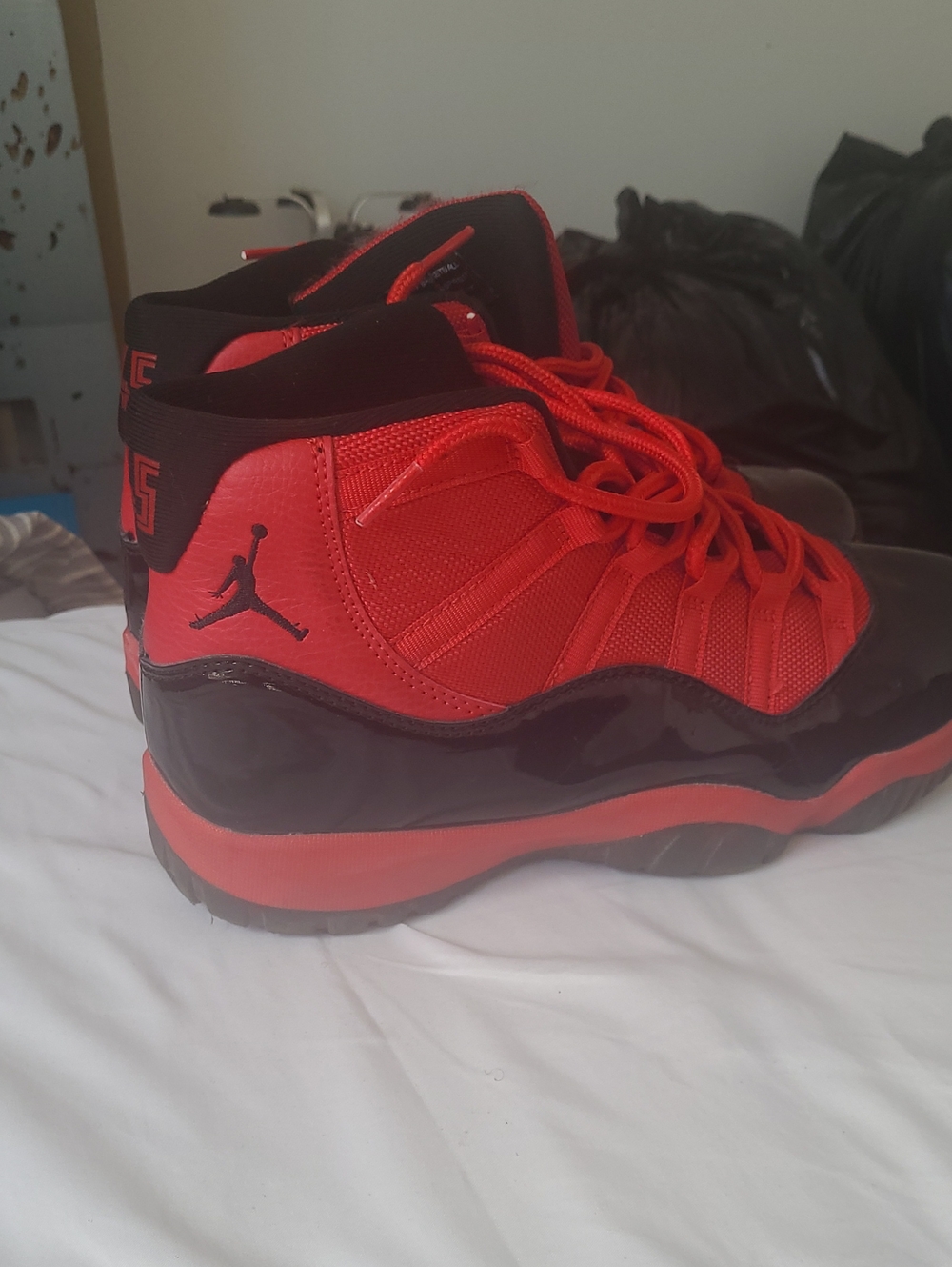 Jordan High-Top Sneakers - Red and Black